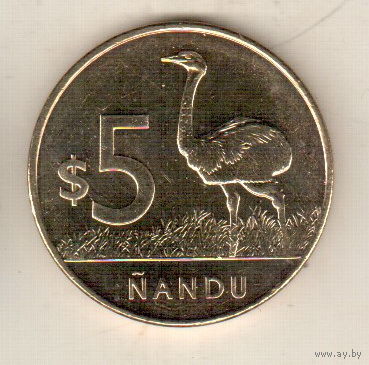 Уругвай 5 песо 2011