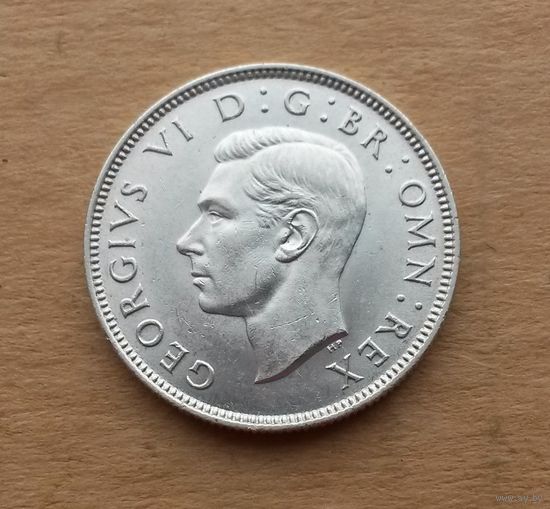 Великобритания, 2 шиллинга 1937 г., серебро 0.500, Георг VI (1936-1952)