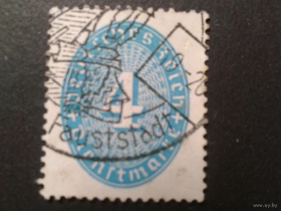 Германия 1931 служебная марка