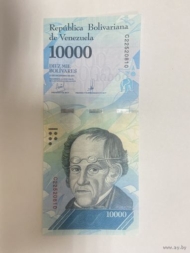 Венесуэла 10000 боливар 2017 год -03