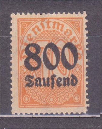 1922 СТАРАЯ ГЕРМАНИЯ, ИНФЛЯЦИЯ, **, НАДПЕЧАТКА