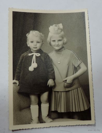Фото детей 1965 г. Германия. Размер 9.5-14 см.