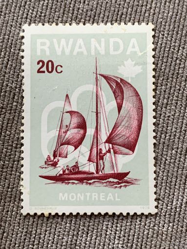 Руанда 1976. Яхты. Монреаль.