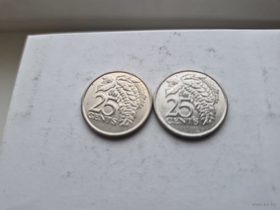 Сборный лот центов Тринидад и Тобаго. Лот состоит из 2-х монет. Монеты не чищены. 45277