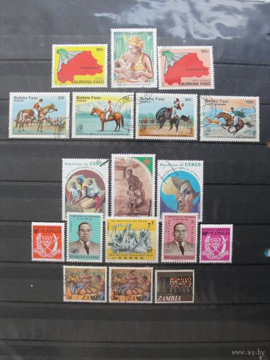 Продажа коллекции с 1 рубля! Культура и искусство на почтовых марках мира.