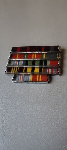 Орденская планка из оргстекла и металла