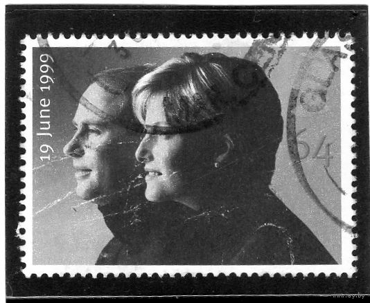 Великобритания. Ми-1814. Принц Эдвард и Софи Рис-Джонс (в профиль). Серия: Королевские свадьбы.1984.