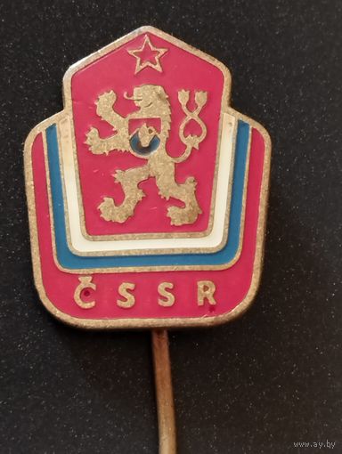 Чехословакия. Герб. Социализм.