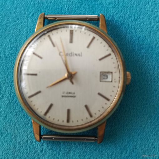 Наручные часы"Сardinal"(Au 10.) USSR. Распродажа с 1 рубля! Смотрите и другие мои лоты!!!