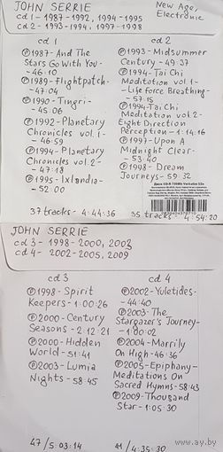 CD MP3 дискография John SERRIE 4 CD