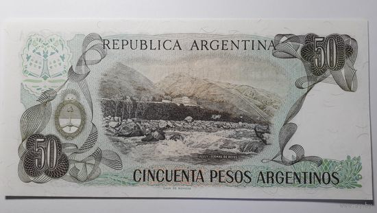 Аргентина, 50 песо. Серия A. UNC.