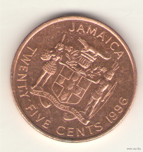 25 центов 1996 г.