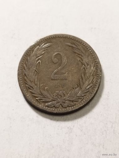 Венгрия 2 Геллера 1906