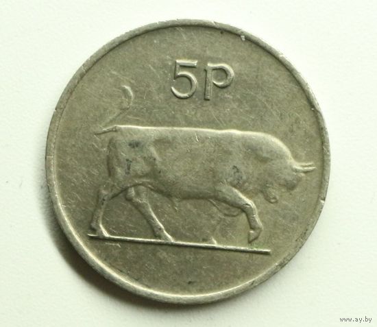 Ирландия, 5 пенсов, 1980 год