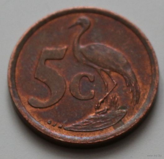ЮАР, 5 центов, 1997 год, VF
