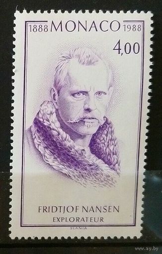 1988 Монако 1873 Портрет Нансена-исследователя 2,40 евро