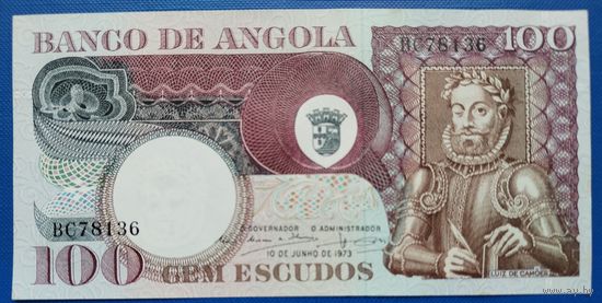 Ангола 100 эскудо 1973 г. Р-106
