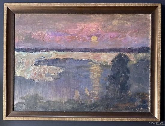 Громыко;Народный худ;Браслав; 58,5х78,5 см с рамой.