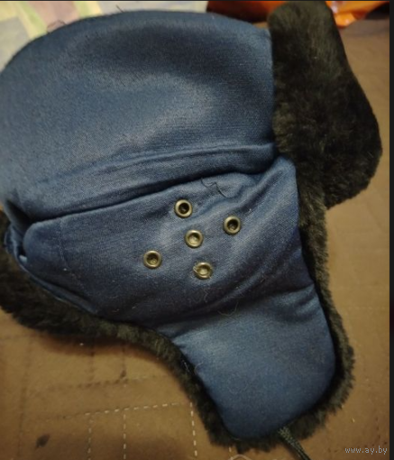 Шапка ушанка ж.д. 55 размер новая