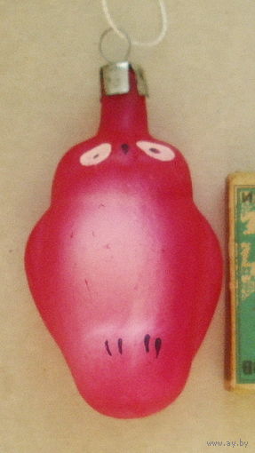 Ёлочная игрушка. Сова. Ш-36.