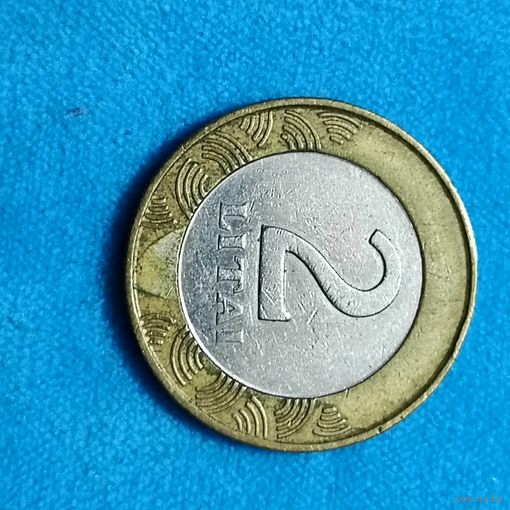2 лита (1999г) Литва. Расспродажа! Смотрите и другие  мои лоты!!!