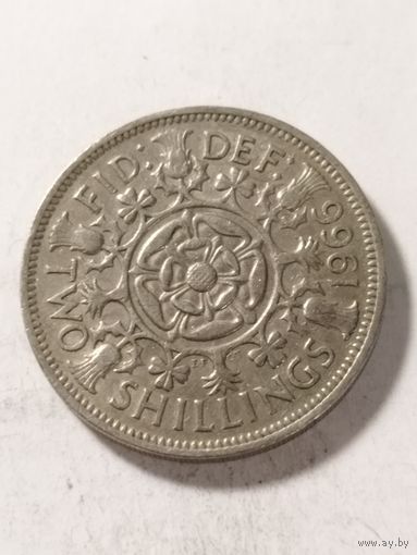 Великобритания 2 шиллинга 1966
