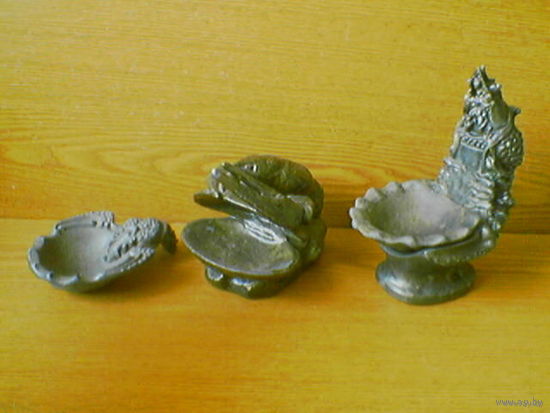 Коллекция пепельниц "Раки" (Рак, Cancer, 22.06-22.07, краб, омар). Волгоградский завод "Сувенир" (СВ). (возможен обмен)