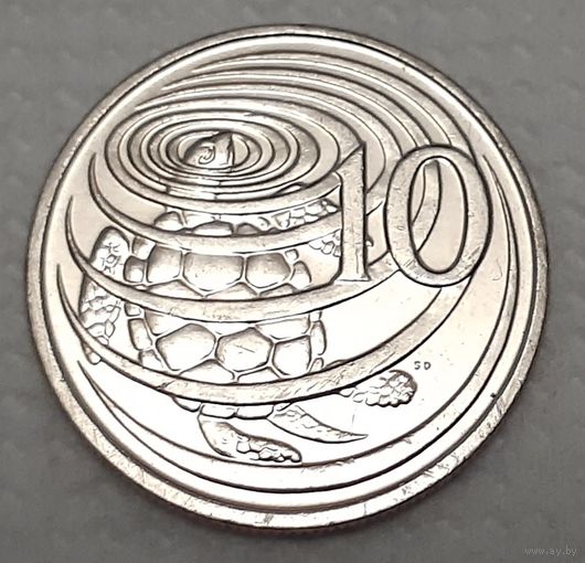 Каймановы острова 10 центов, 2013 (3-1-9)