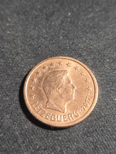 Люксембург 1 евроцент 2017