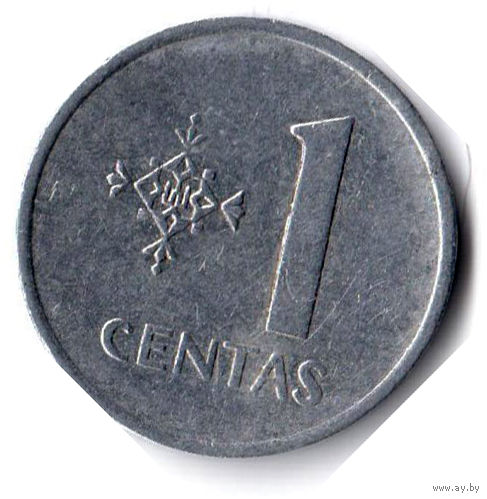Литва. 1 цент. 1991 г.