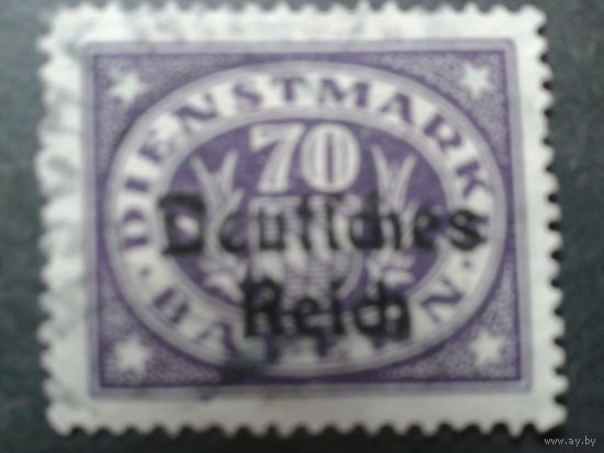 Германия 1920 надпечатка на марке Баварии