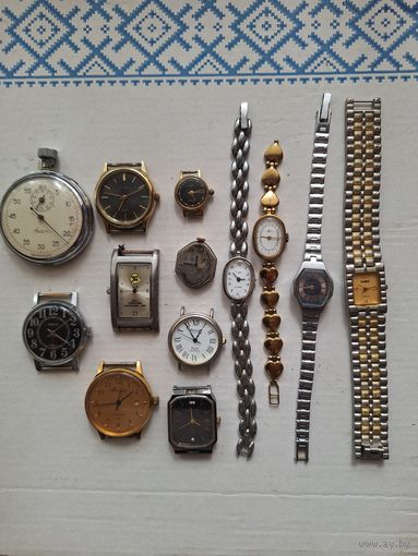 Часы на запчасти и части к ним