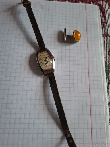 Бижутерия часы и запонка