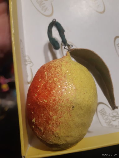 Елочная игрушка папье маше