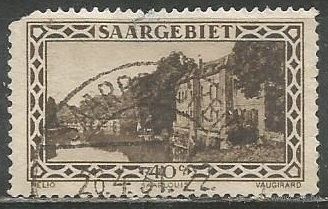Германия(СААР). Казармы Саар Луиса. 1926г. Mi#113.