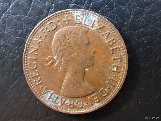 Австралия.1 пенни.1958. С 20 копеек. Распродажа коллекции. Смотрите другие лоты.