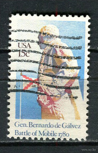 США - 1980 - Генерал Бернардо де Гальвес - [Mi. 1433] - полная серия - 1 марка. Гашеная.  (Лот 65HB)-T4P51