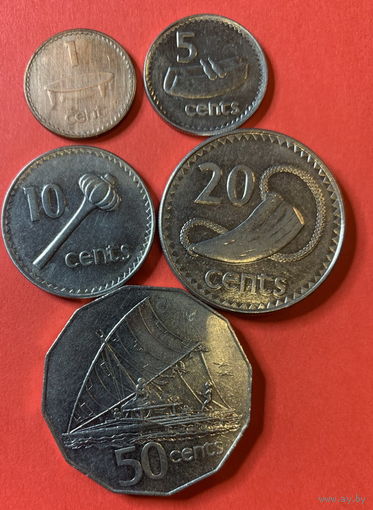 Фиджи 5 монет