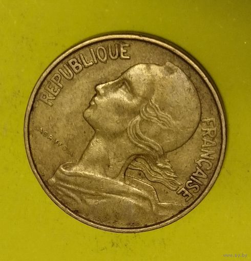 Франция 10 сантим 1963