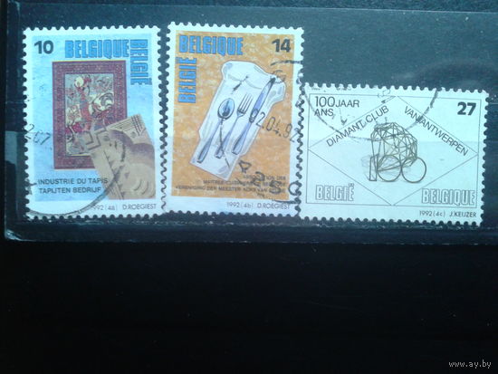Бельгия 1992 Полная серия Михель-2,2 евро гаш