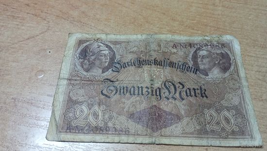 20 марок 1914 года Германии  4089986