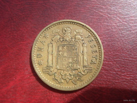 1 песета 1966 (1969) год Испания