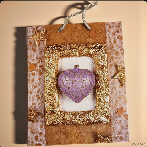 Подарочная сумка ламинированная