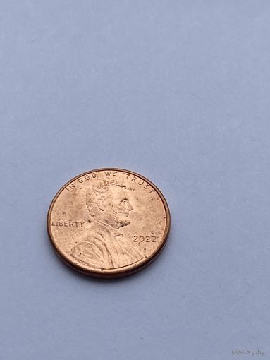 1 цент 2022 г., США