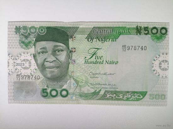 Нигерия 500 UNC c рубля