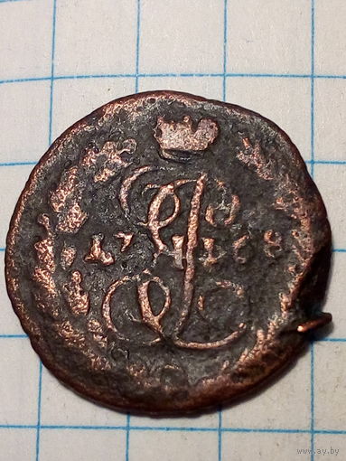 Полушка  Российская Империя 1768 год