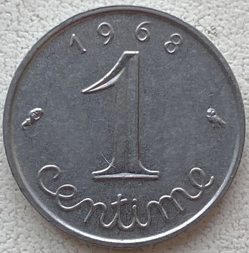 Франция 1 сантим 1968 г.