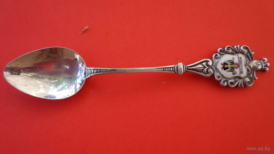 Ложечка кофейная, сувенирная, СЕРЕБРО, ТОРГ.