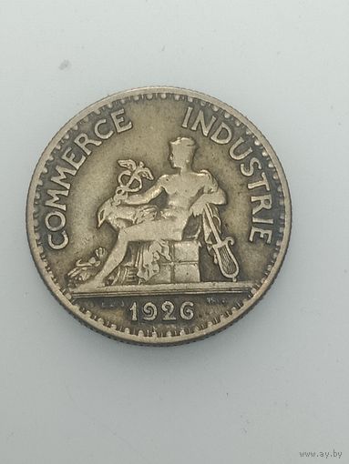 Франция  50  сантимов 1926 года .