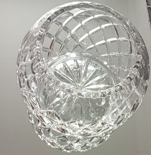 Ваза "ШАР". Хрусталь. Хрустальная ваза. Круглая хрустальная ваза